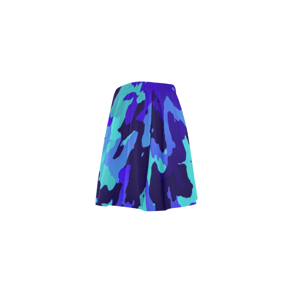 new modern camouflage D by JamColors Mini Skating Skirt (Model D36)