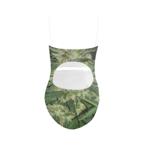 Green Crack Strap Swimsuit ( Model S05)