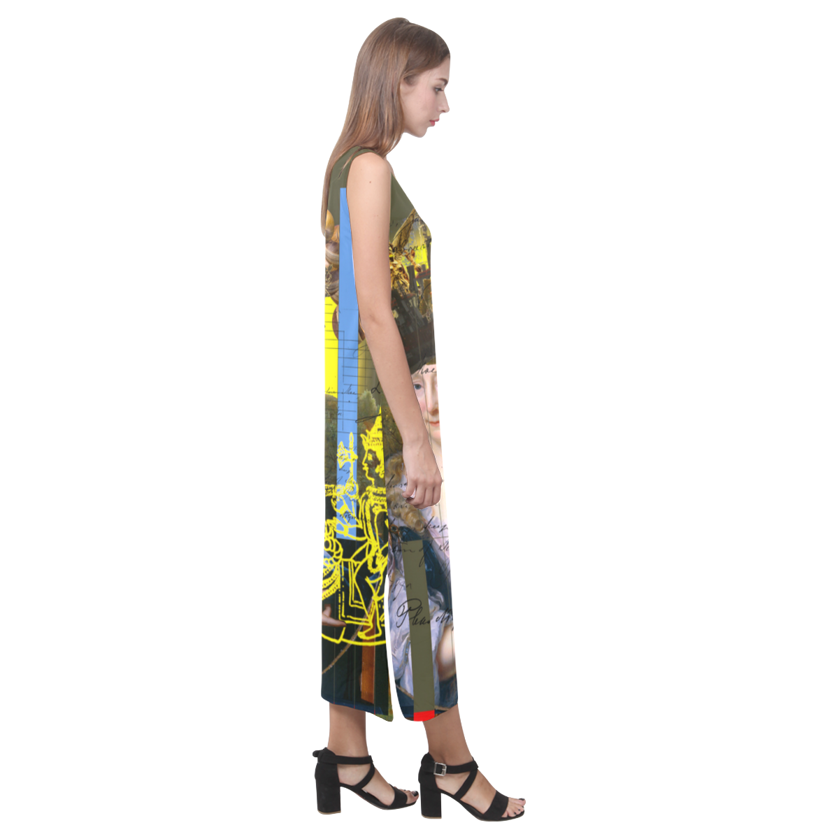 SUNRISE Phaedra Sleeveless Open Fork Long Dress (Model D08)