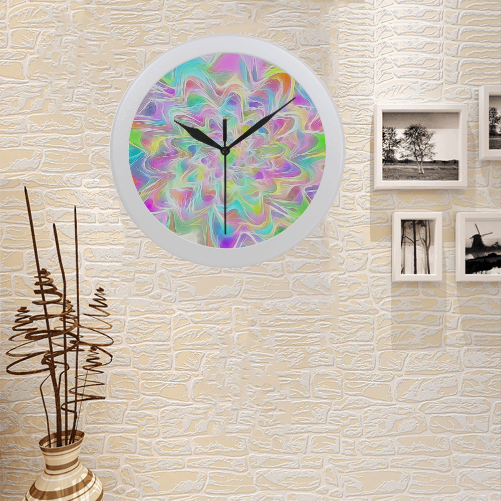 summer breeze A by FeelGood Circular Plastic Wall clock