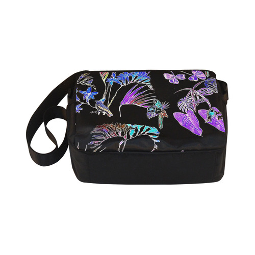 Flowers and Birds B by JamColors Classic Cross-body Nylon Bags (Model 1632)