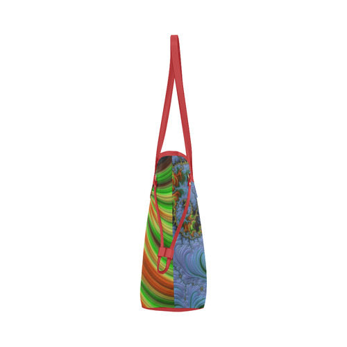 gorgeous Fractal 177 A by JamColors Clover Canvas Tote Bag (Model 1661)