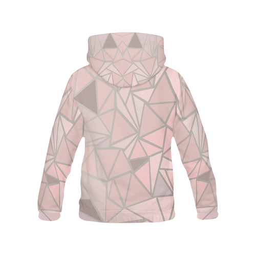 Rose Gold Stained Glass pattern All Over Print Hoodie for Men (USA Size) (Model H13)