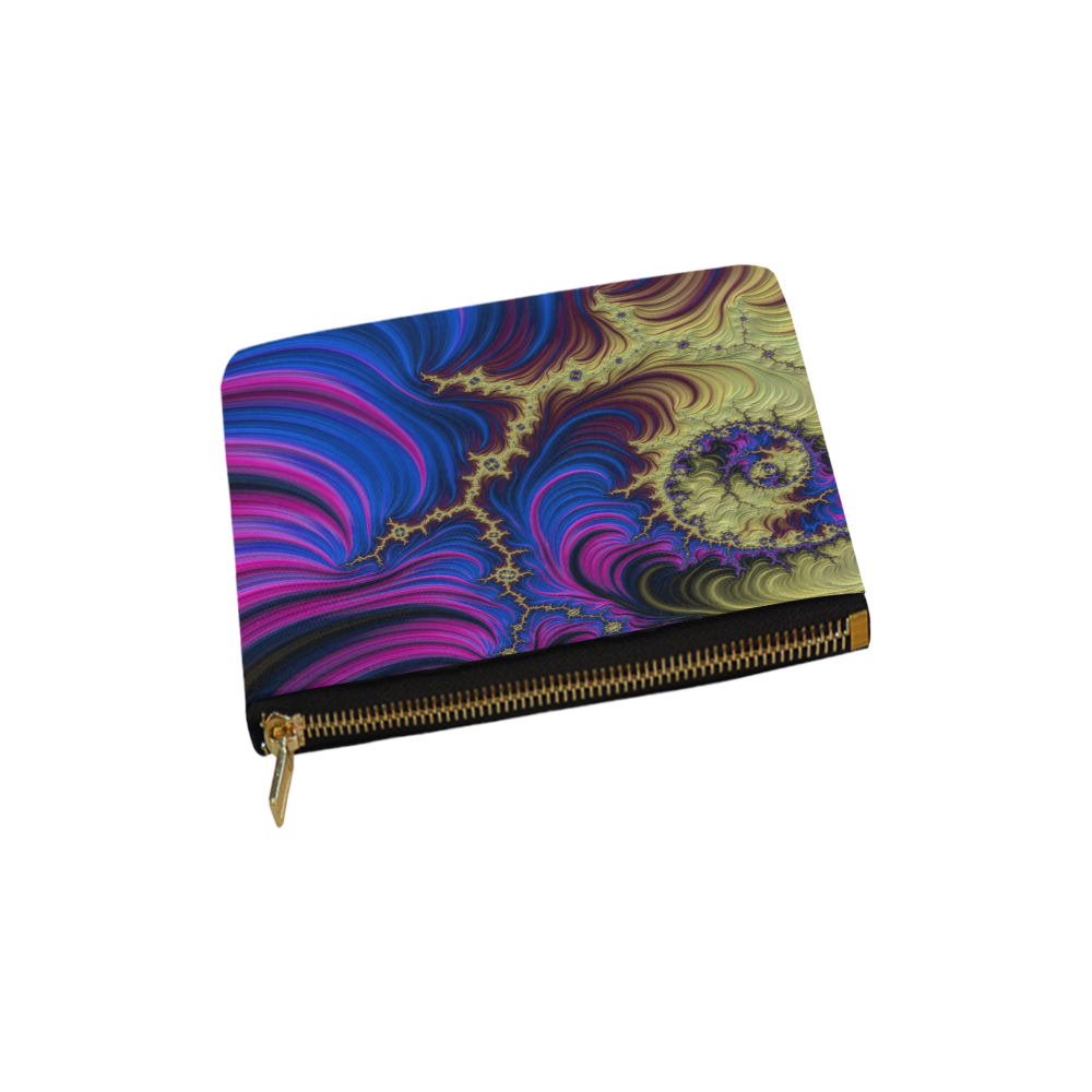 gorgeous Fractal 177 C by JamColors Carry-All Pouch 6''x5''
