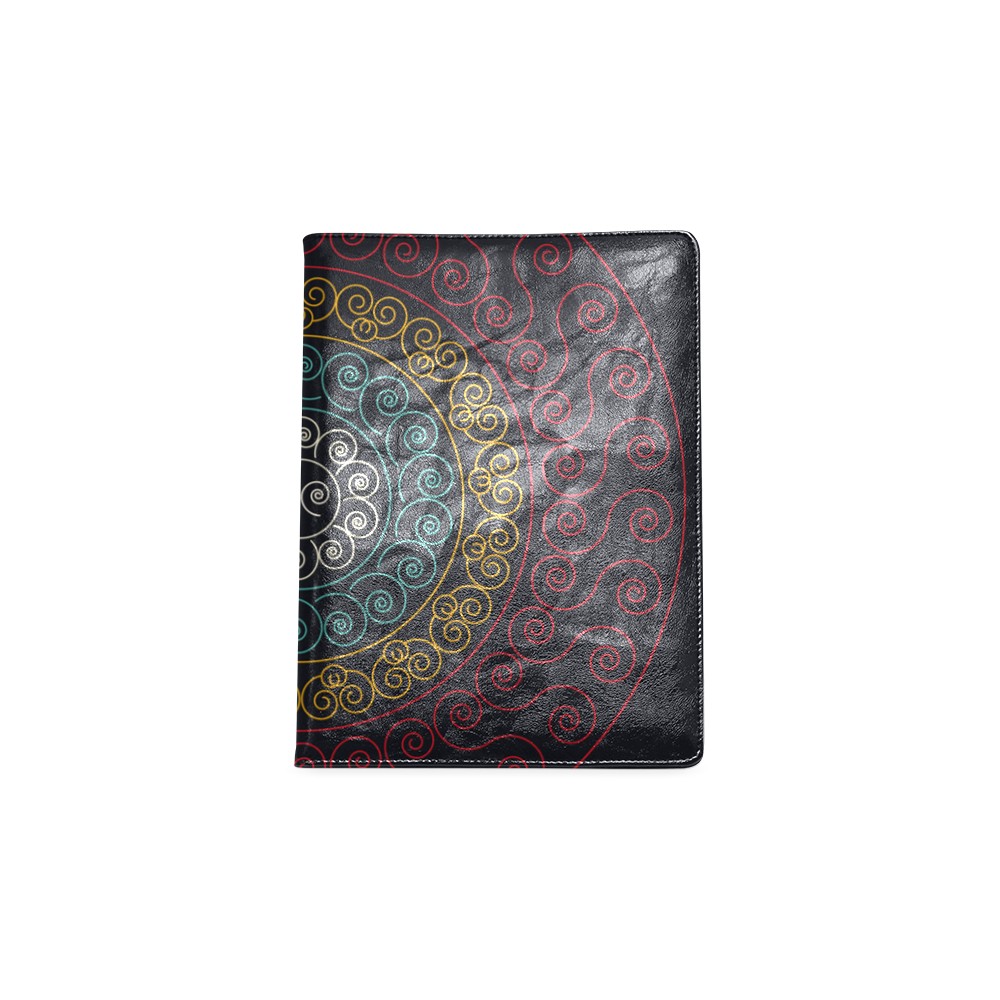 simply circular design mandala Custom NoteBook B5