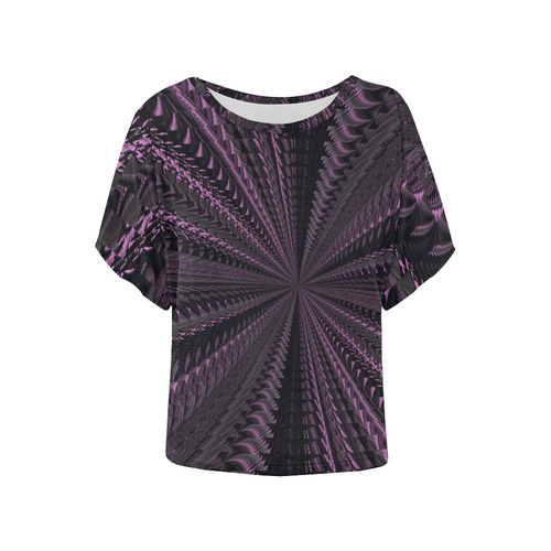 Adobe Sunset Women's Batwing-Sleeved Blouse T shirt