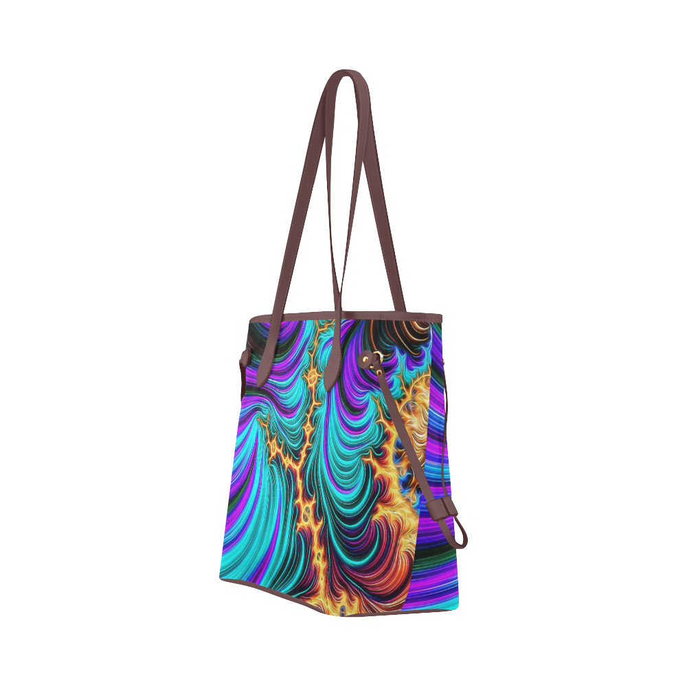 gorgeous Fractal 176 A by JamColors Clover Canvas Tote Bag (Model 1661)