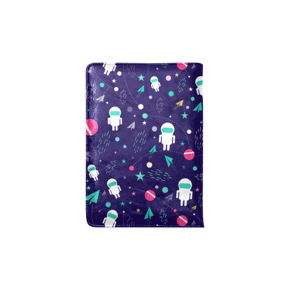 Cute Doodle Astronauts Custom NoteBook A5