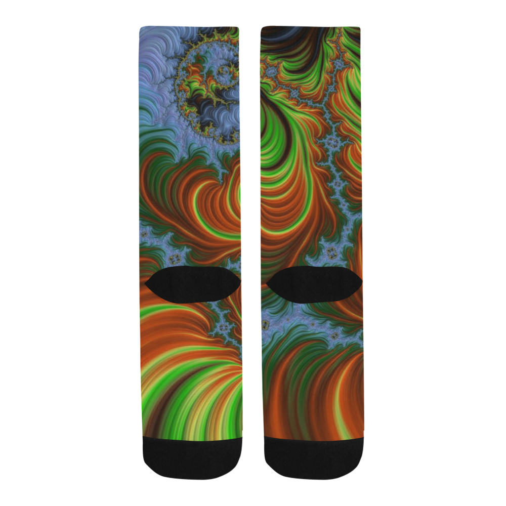 gorgeous Fractal 177 A by JamColors Trouser Socks