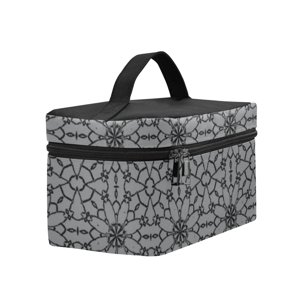 Sharkskin Lace Cosmetic Bag/Large (Model 1658)