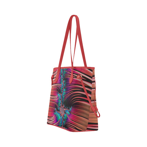 amazing Fractal 42 B by JamColors Clover Canvas Tote Bag (Model 1661)