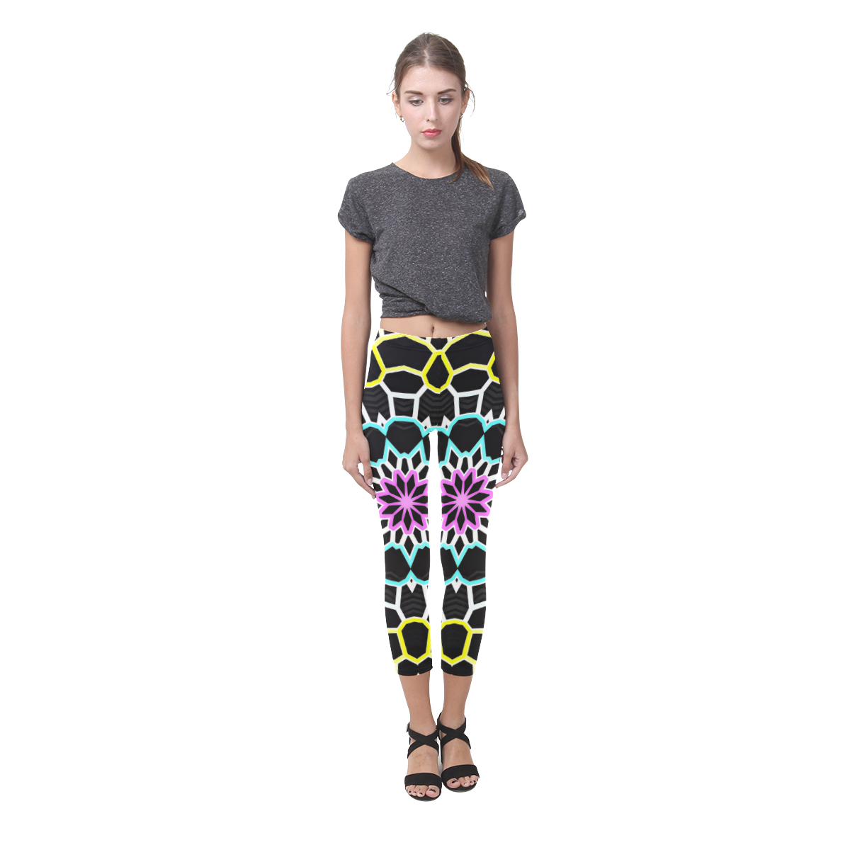 Live Line Mandala Capri Legging (Model L02)