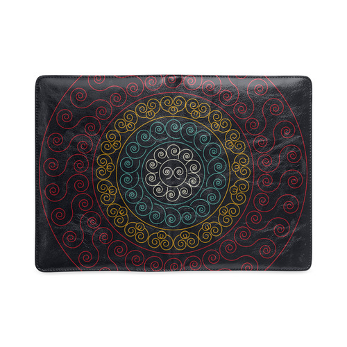 simply circular design mandala Custom NoteBook A5