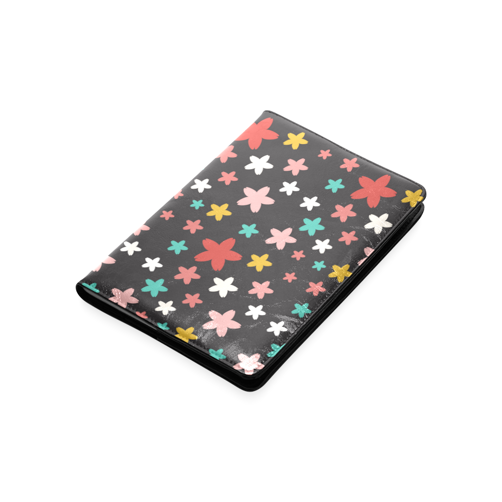 Symmetric Star Flowers Custom NoteBook A5