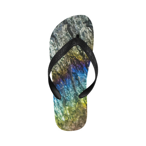 Colorful stone texture Flip Flops for Men/Women (Model 040)