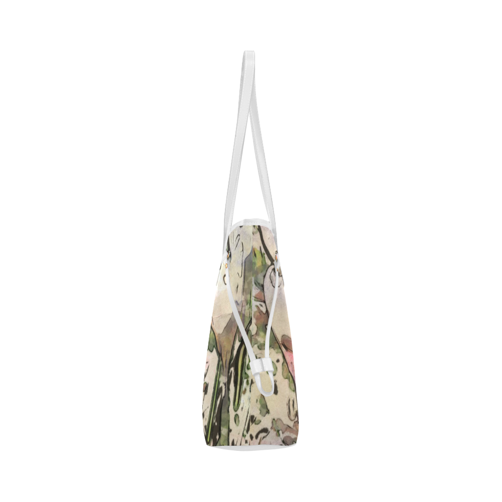 Floral Art Studio 7216 Clover Canvas Tote Bag (Model 1661)