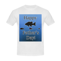 Father's Day Fish Men's Slim Fit T-shirt (Model T13)