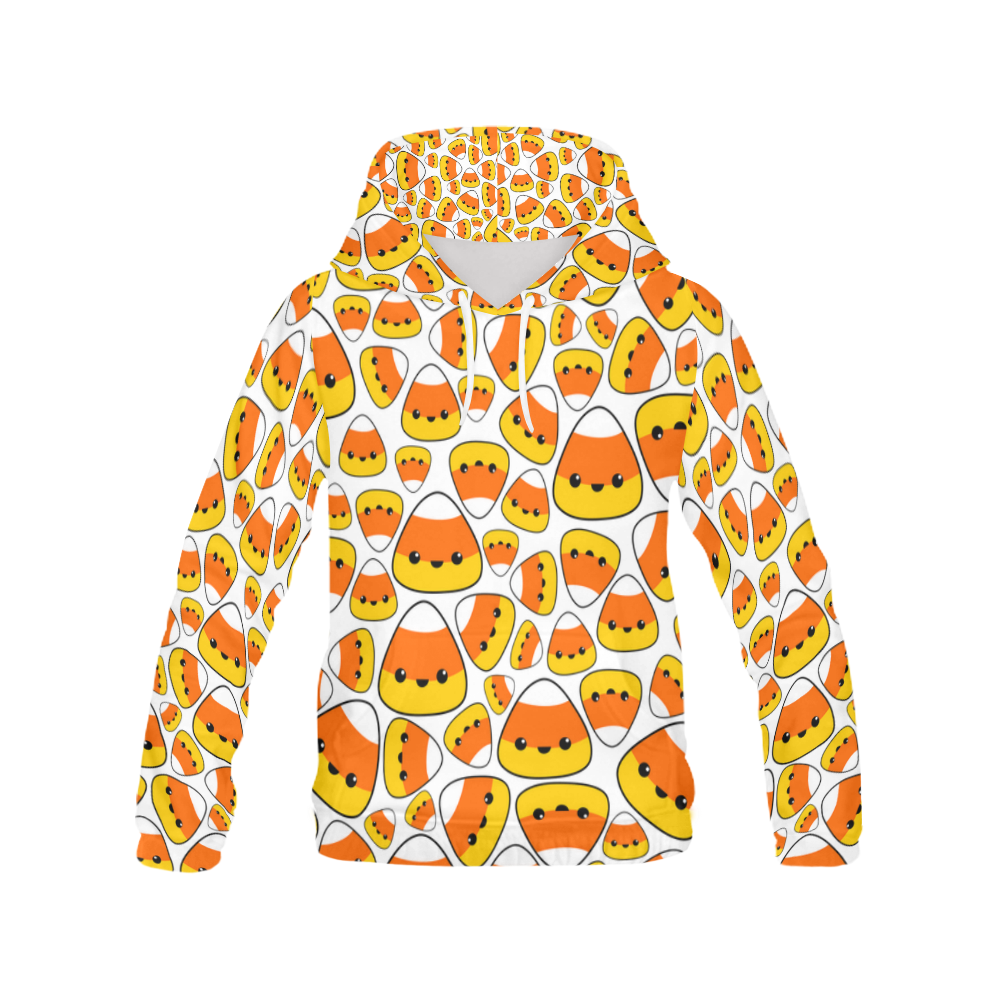 Candy Corn Kawaii All Over Print Hoodie for Men (USA Size) (Model H13)