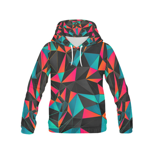 Geometrical Sunset All Over Print Hoodie for Men (USA Size) (Model H13)