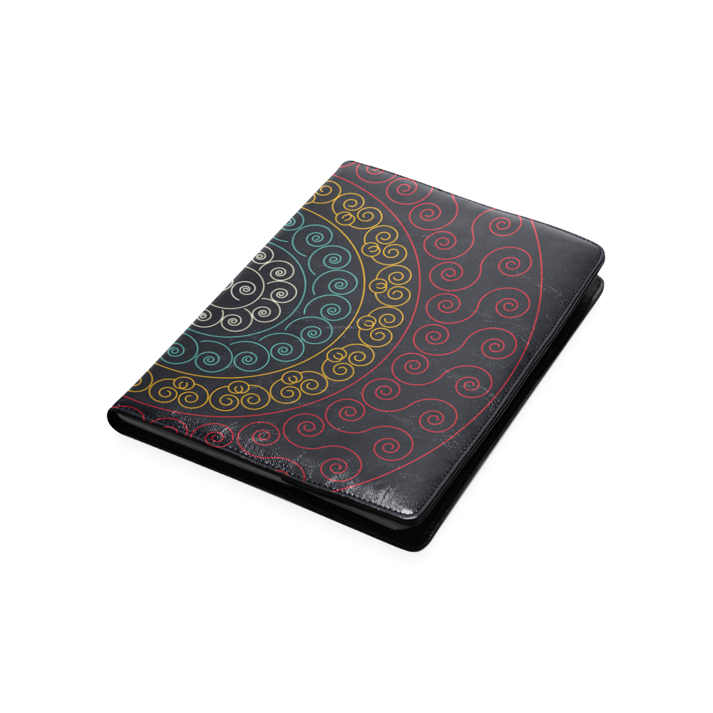 simply circular design mandala Custom NoteBook B5