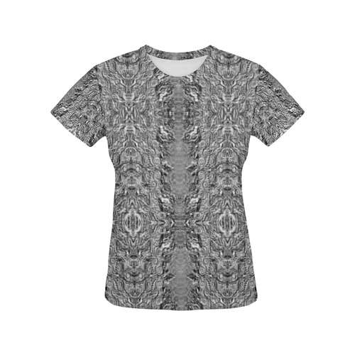 romantic relief 7 v All Over Print T-Shirt for Women (USA Size) (Model T40)
