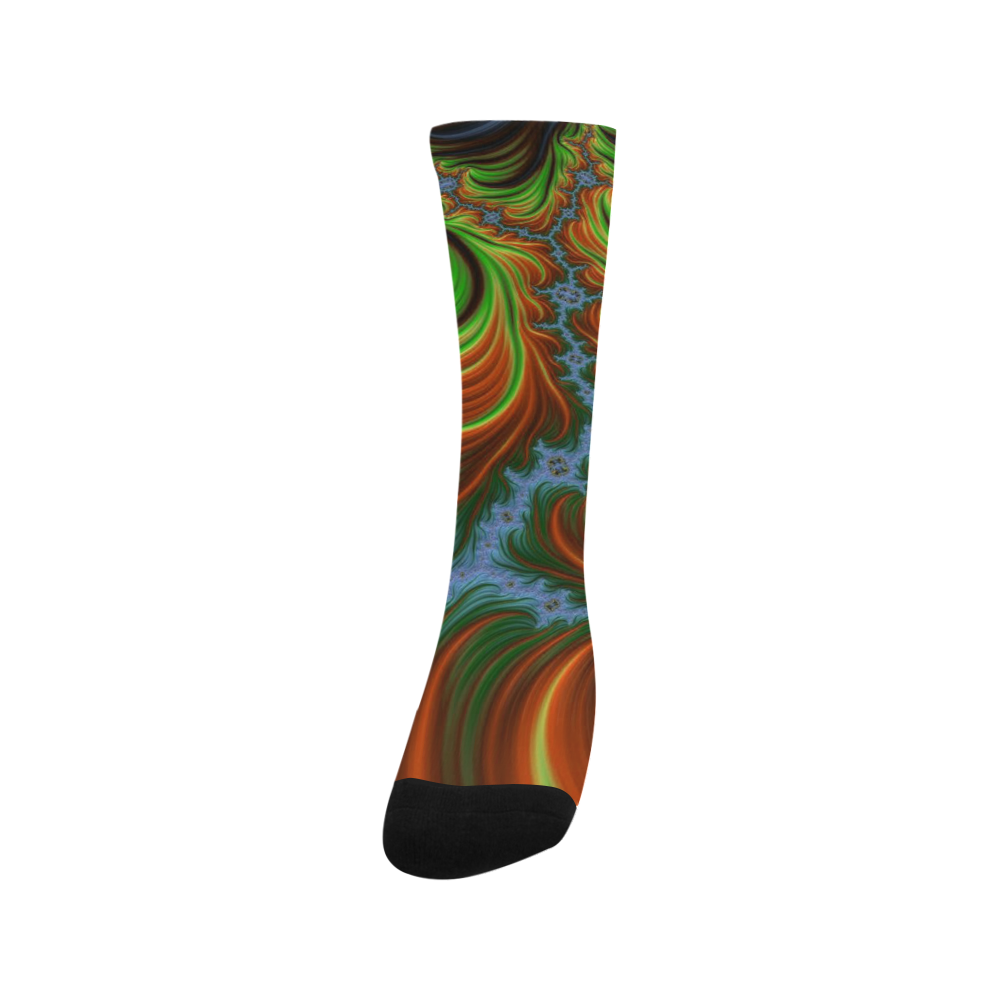 gorgeous Fractal 177 A by JamColors Trouser Socks