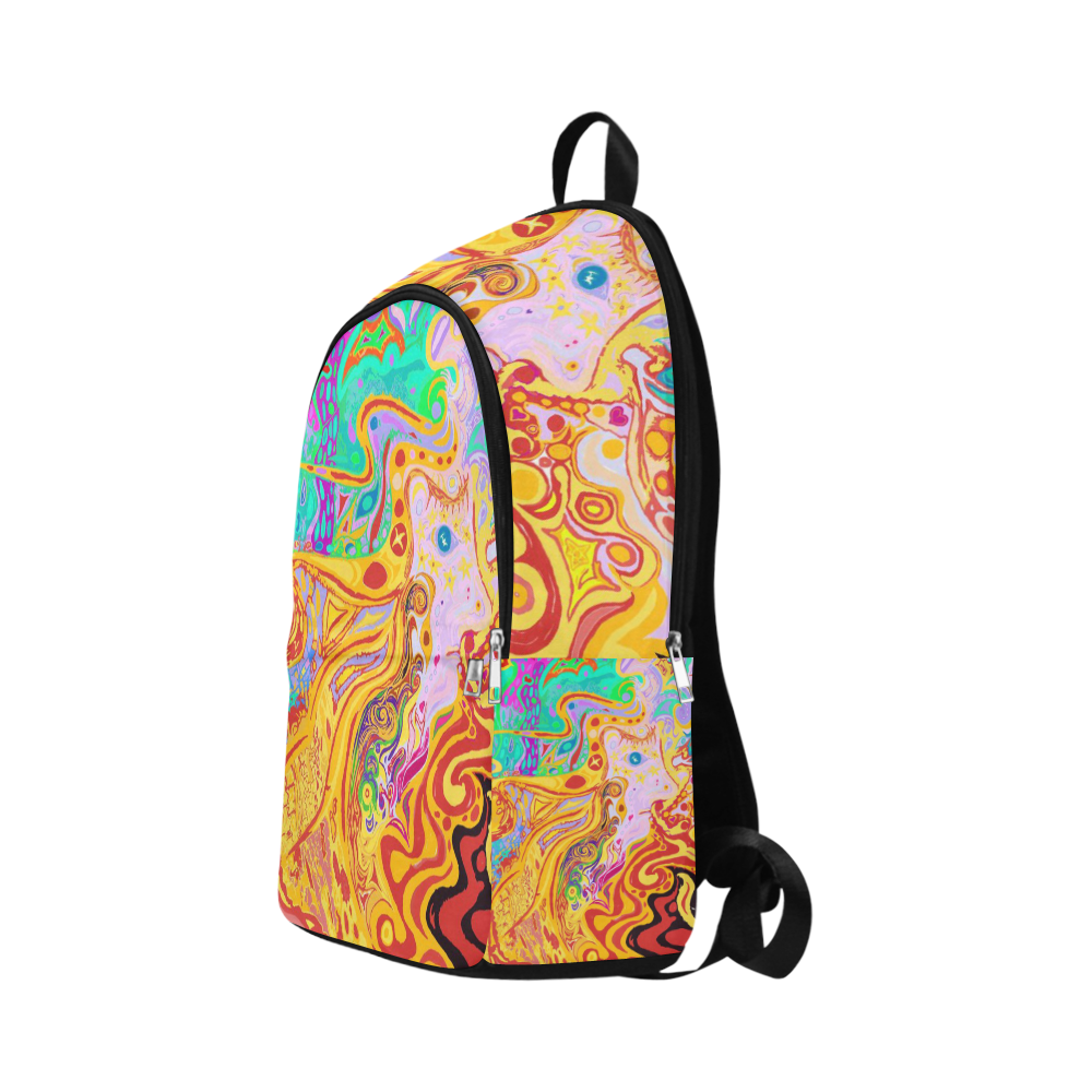 Hair of the Divine Universe Art Fabric Backpack for Adult (Model 1659)