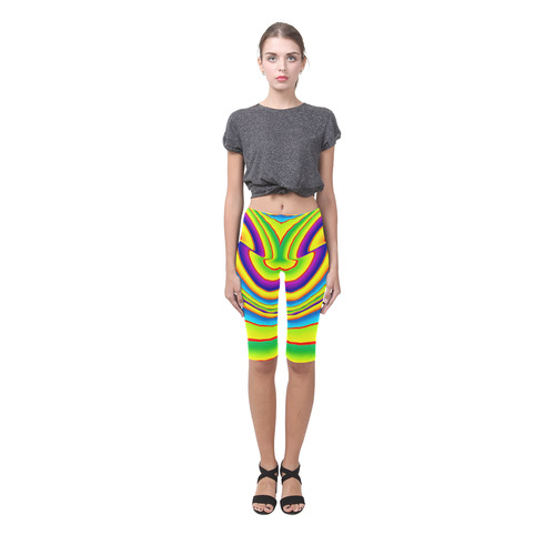 Summer Wave Colors Hestia Cropped Leggings (Model L03)