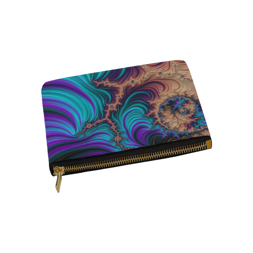gorgeous Fractal 177 B by JamColors Carry-All Pouch 9.5''x6''