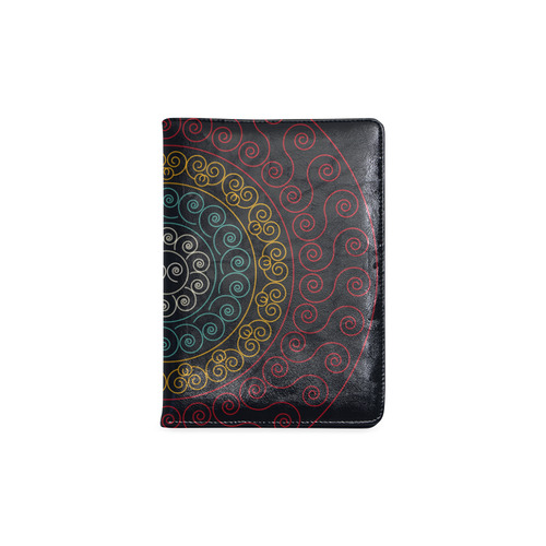 simply circular design mandala Custom NoteBook A5