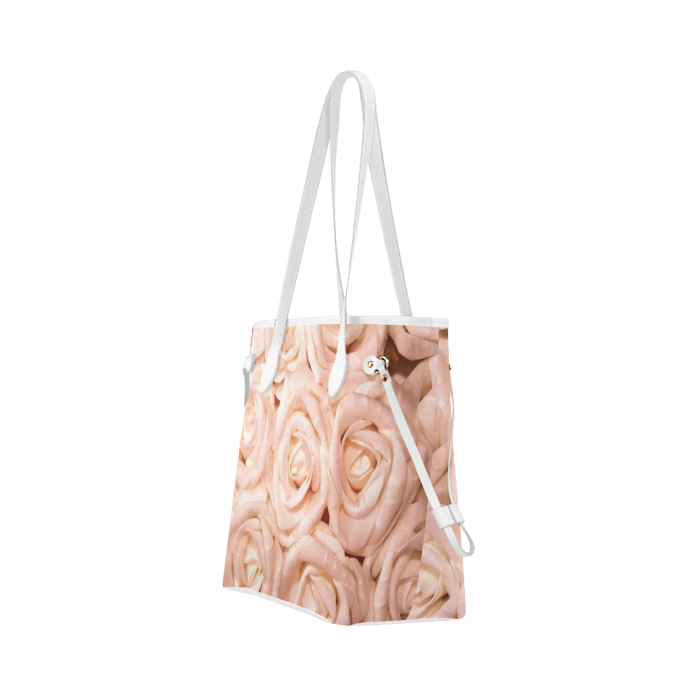 gorgeous roses H Clover Canvas Tote Bag (Model 1661)
