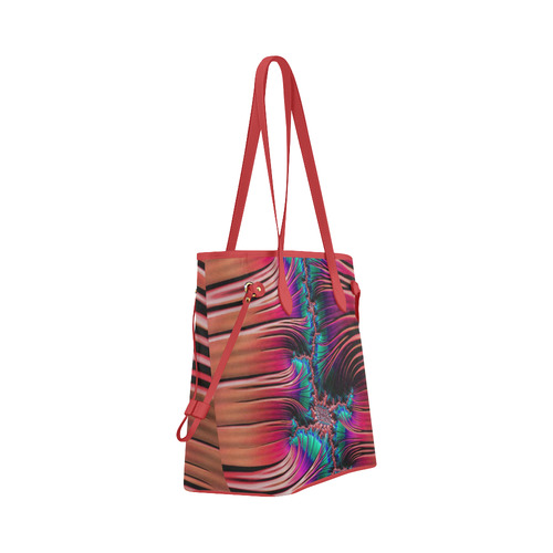 amazing Fractal 42 B by JamColors Clover Canvas Tote Bag (Model 1661)