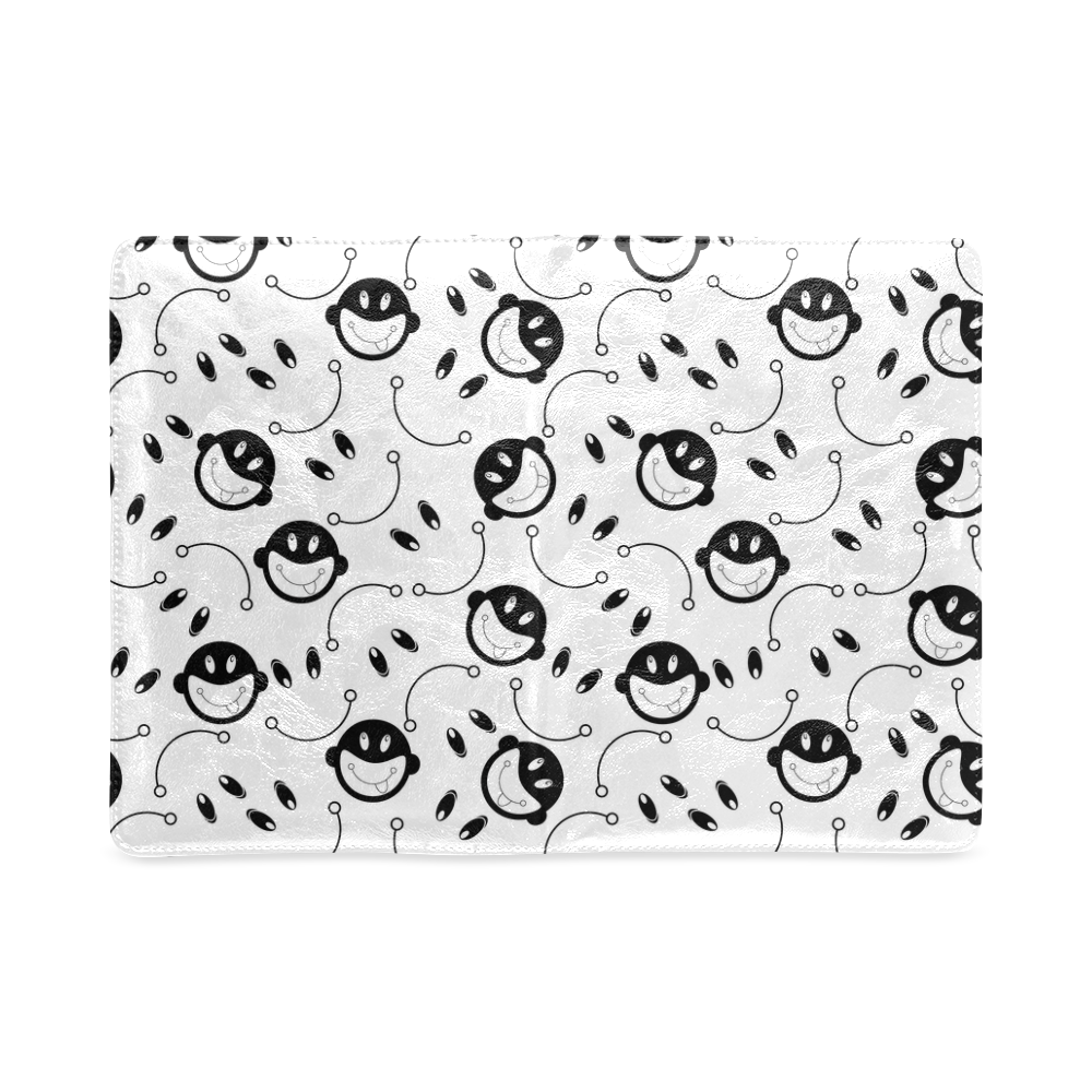 black and white funny monkeys Custom NoteBook A5