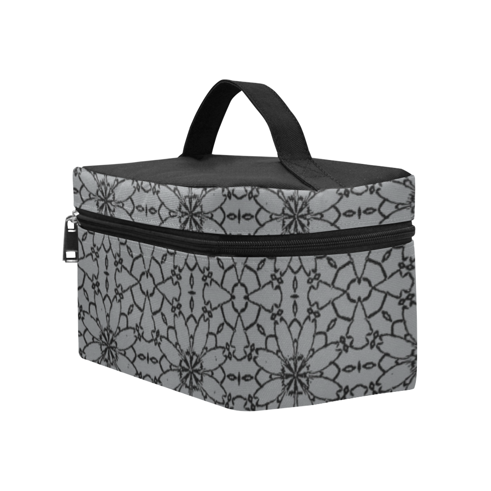 Sharkskin Lace Cosmetic Bag/Large (Model 1658)