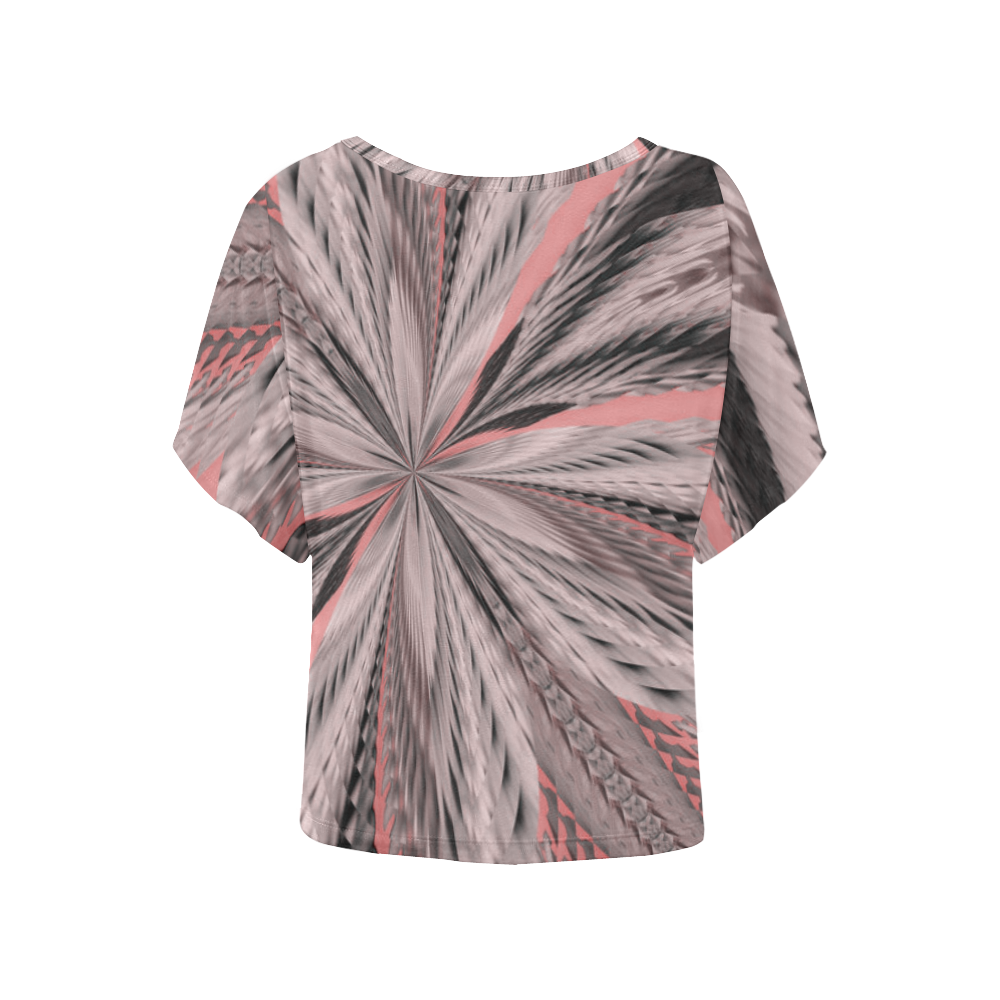 Red Swift Yellow Women's Batwing-Sleeved Blouse T shirt main image 1