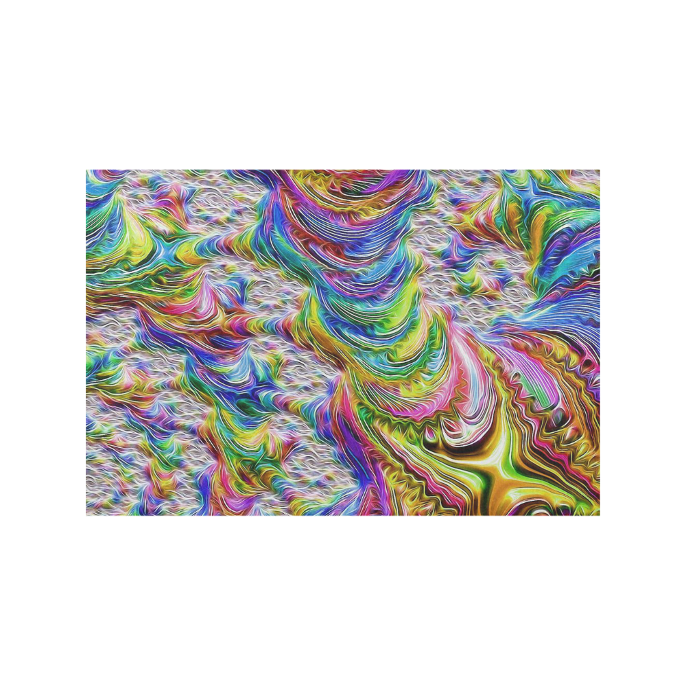 gorgeous Fractal 175 B by JamColors Placemat 12’’ x 18’’ (Set of 2)
