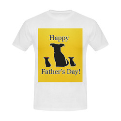 Father's Day Dogs Men's Slim Fit T-shirt (Model T13)