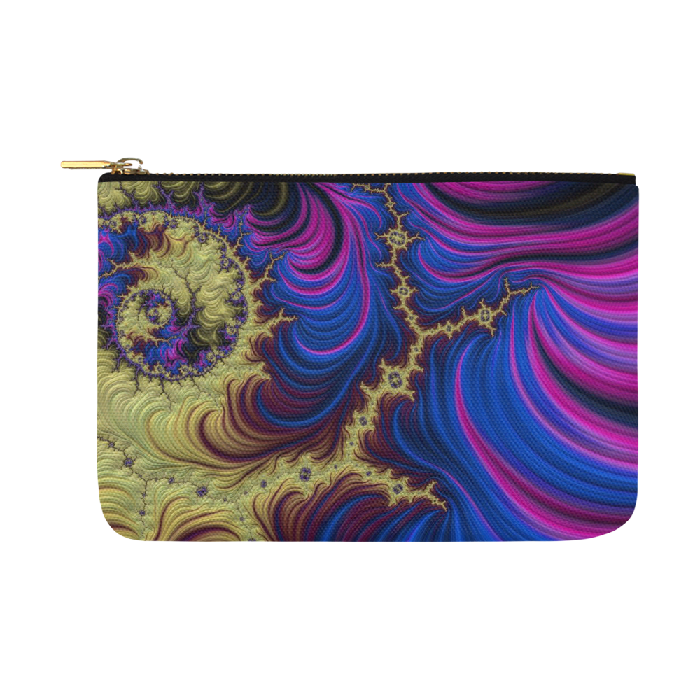 gorgeous Fractal 177 C by JamColors Carry-All Pouch 12.5''x8.5''