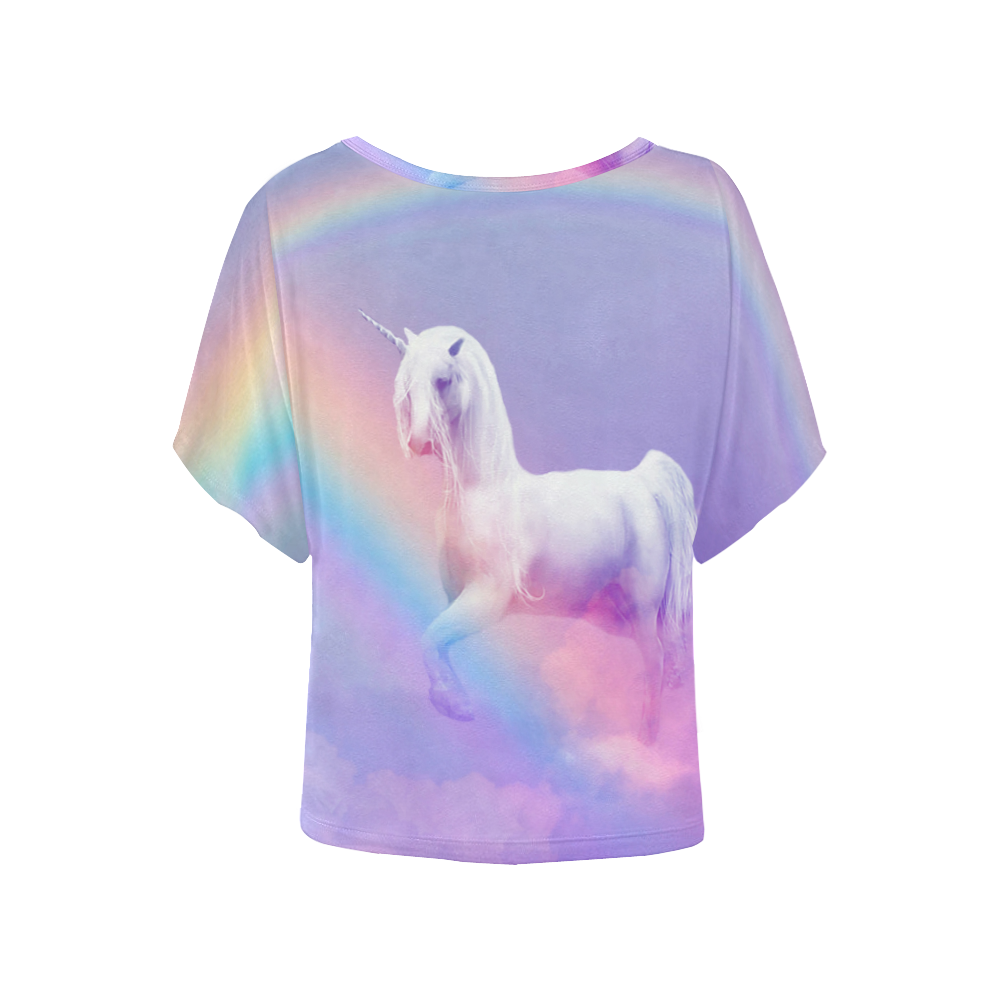 Native Man Sky Women's Batwing-Sleeved Blouse T shirt main image 1