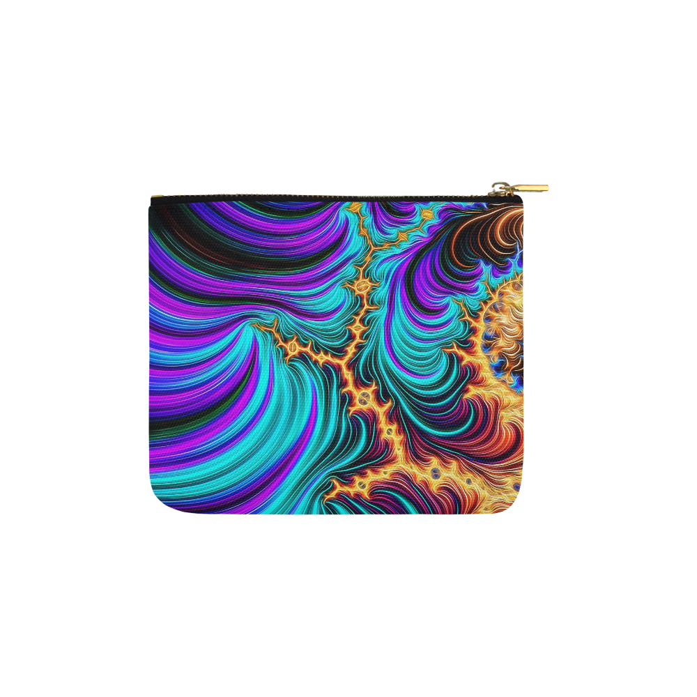 gorgeous Fractal 176 A by JamColors Carry-All Pouch 6''x5''