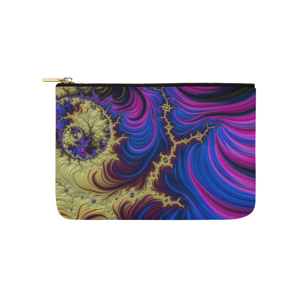 gorgeous Fractal 177 C by JamColors Carry-All Pouch 9.5''x6''