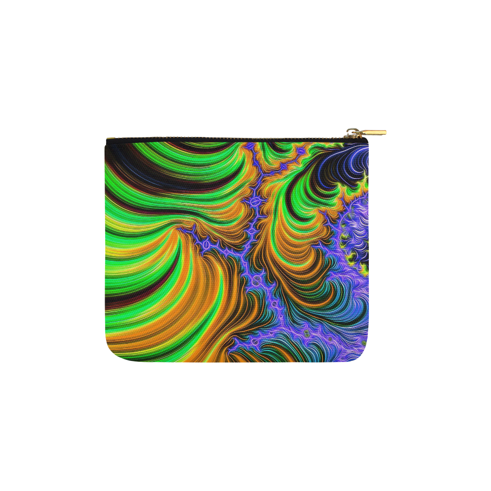 gorgeous Fractal 176 C by JamColors Carry-All Pouch 6''x5''