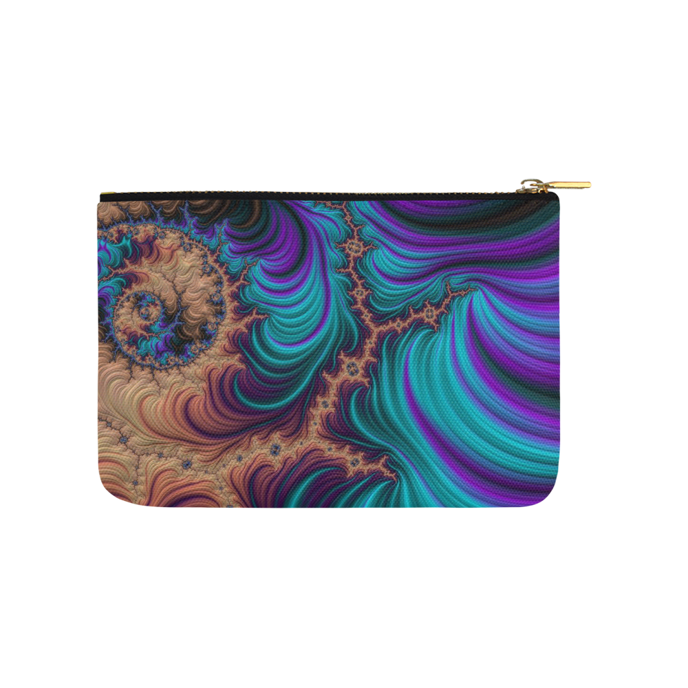 gorgeous Fractal 177 B by JamColors Carry-All Pouch 9.5''x6''