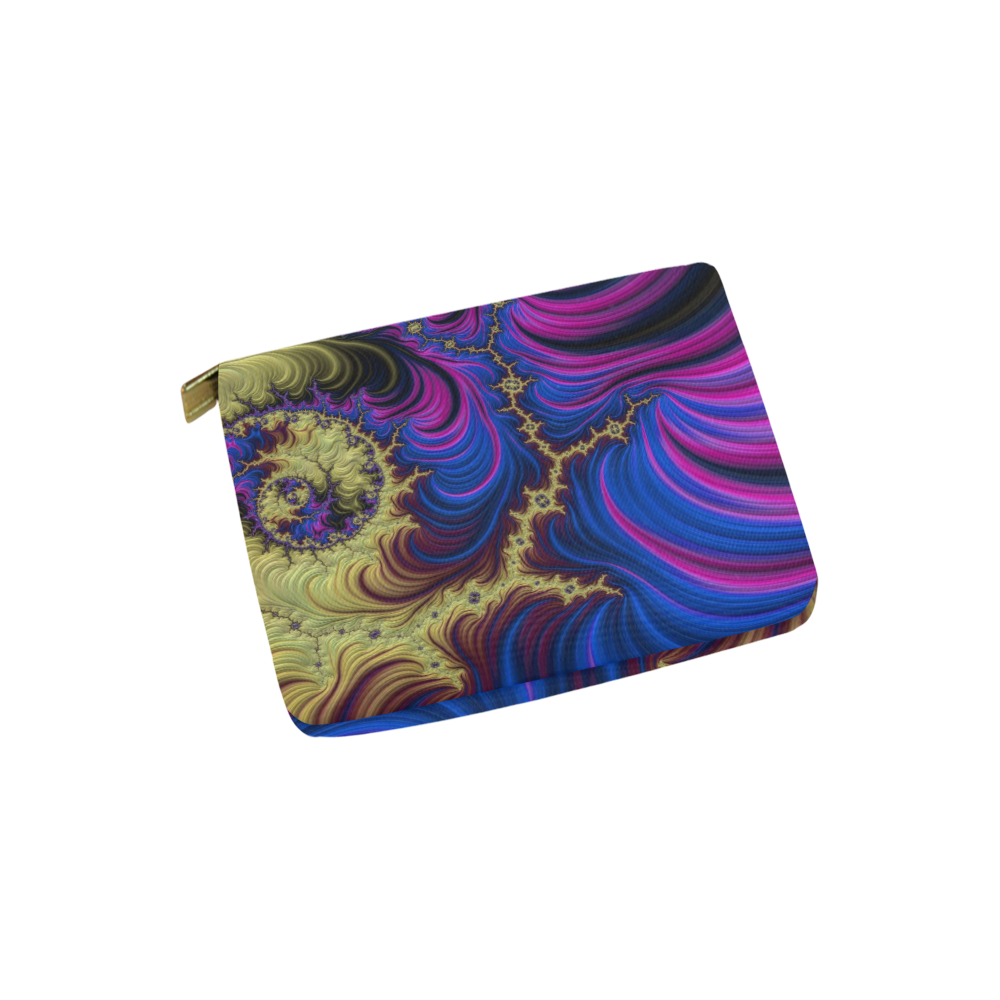 gorgeous Fractal 177 C by JamColors Carry-All Pouch 6''x5''