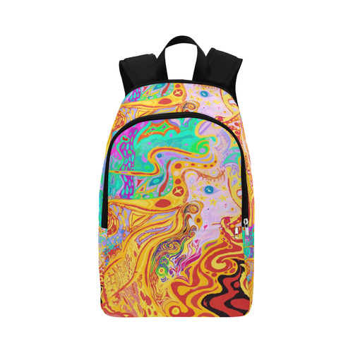 Hair of the Divine Universe Art Fabric Backpack for Adult (Model 1659)