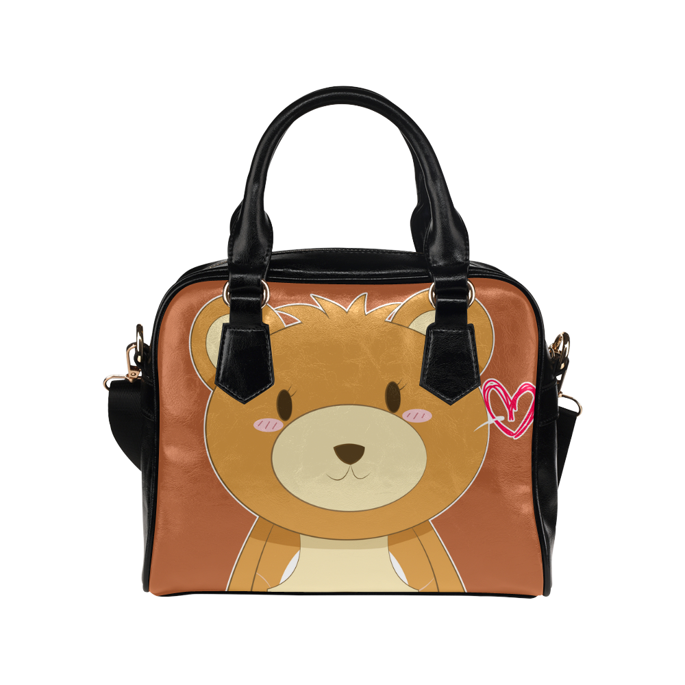 Love My Mama Bear Shoulder Handbag (Model 1634)