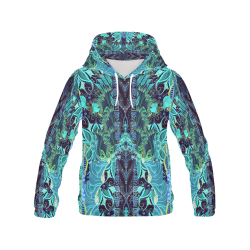 love and prosperity -17 v All Over Print Hoodie for Women (USA Size) (Model H13)