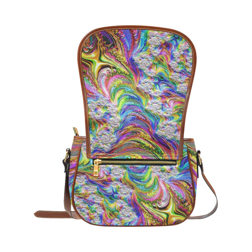 gorgeous Fractal 175 B by JamColors Saddle Bag/Small (Model 1649) Full Customization