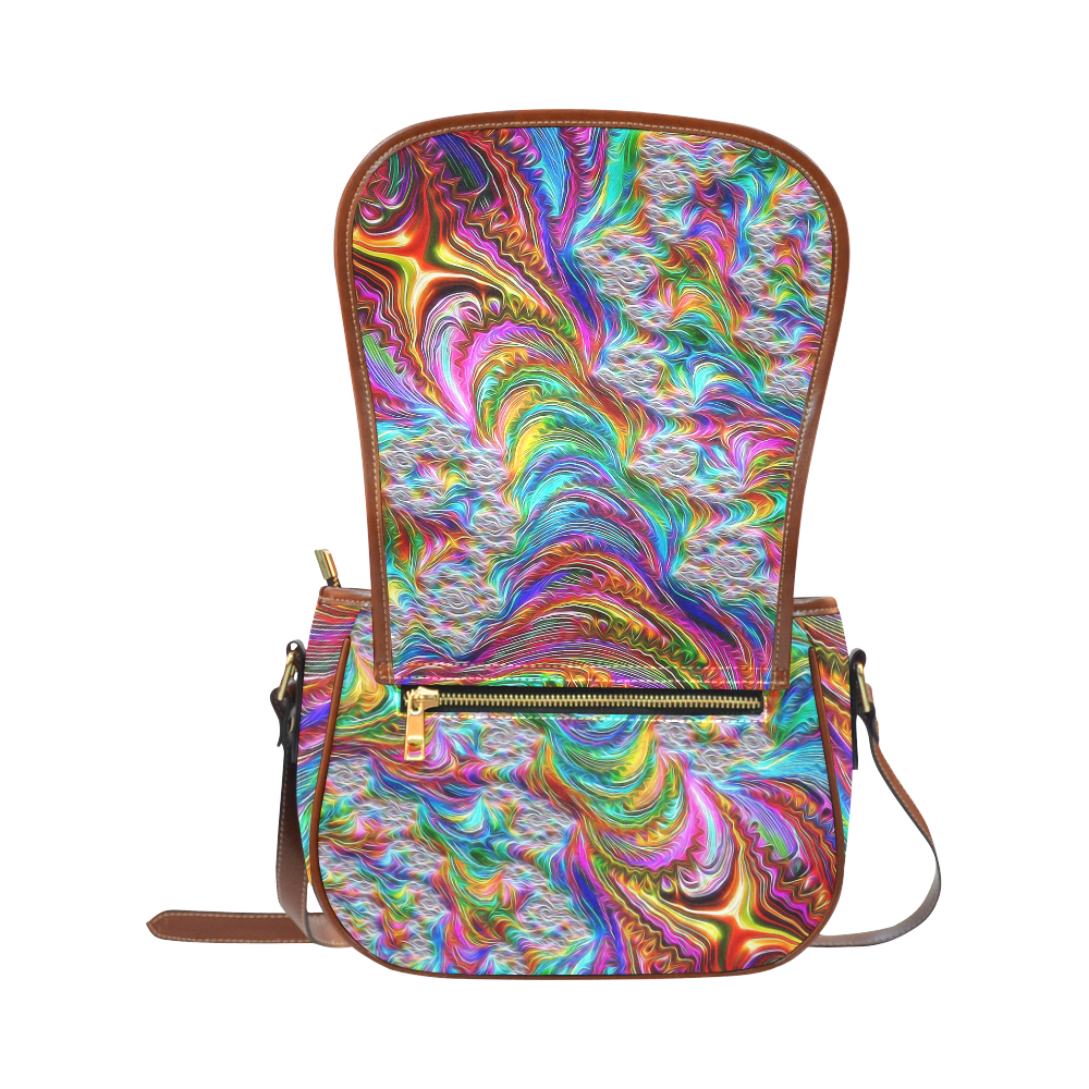 gorgeous Fractal 175 C by JamColors Saddle Bag/Small (Model 1649) Full Customization