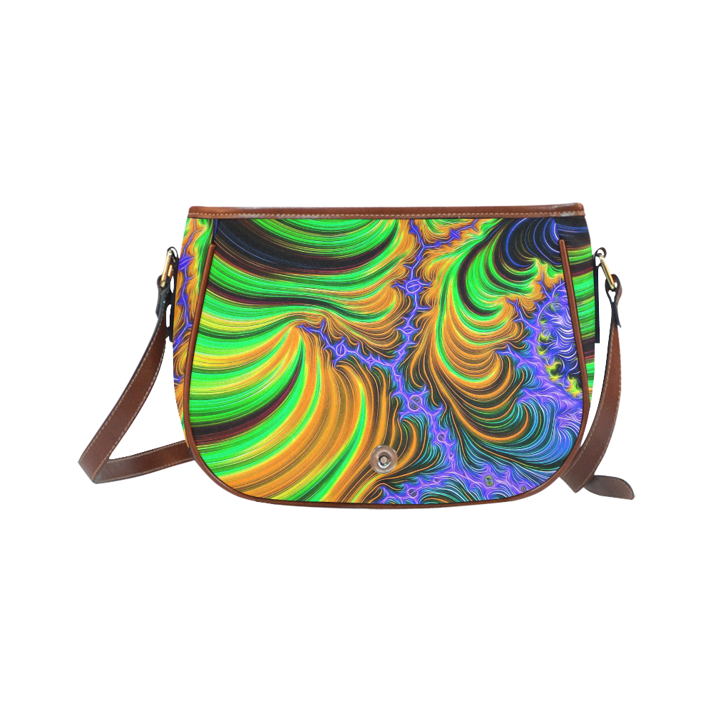 gorgeous Fractal 176 C by JamColors Saddle Bag/Small (Model 1649) Full Customization